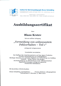 Zertifikat Nr.6